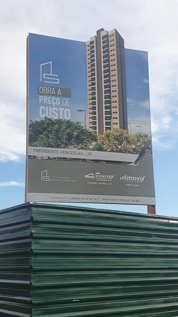 Edifício Pedro Santiago será construído próximo AABB e ao res Matarazzo em Presidente Venceslau.